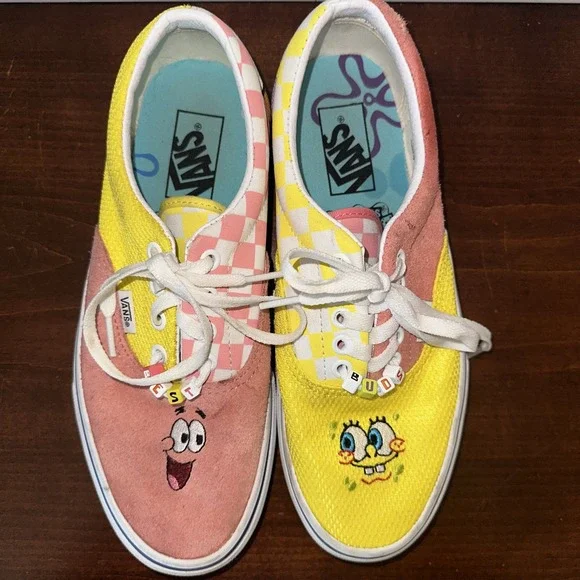 Vans x Spongebob Squarepants Era Best Friends Size 7.5‎ Men's /9 Women's